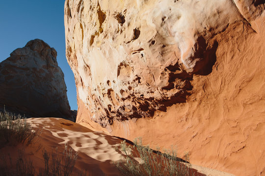 Detail of Navajo sandstone rock formation, White Pocket