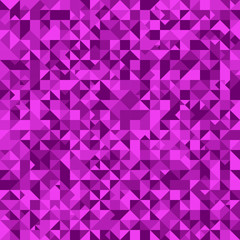 Mosaic triangle pattern background - abstract violet vector graphic design