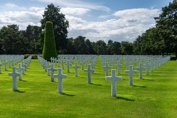 American war Cemetery, Omaha Beach