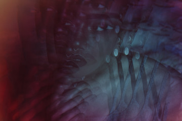 Prismatic images of a young African American woman