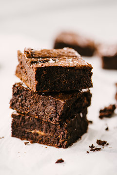 Stock photos of paleo brownies