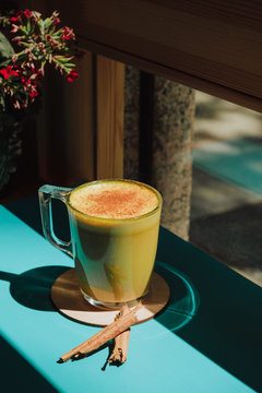 Golden chai latte