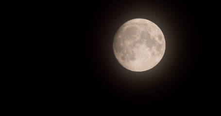 Half Moon Background being Earth's only permanent natural satellite