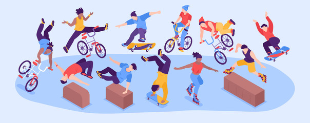 Extreme Street Sport Narrow Illustration