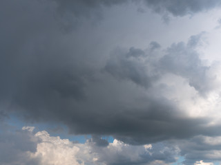 Fototapeta premium Beautiful various forms clouds in the high sky