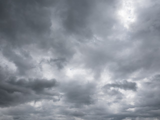 Obraz premium Beautiful various forms clouds in the high sky