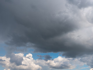 Fototapeta premium Beautiful various forms clouds in the high sky