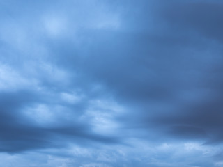 Obraz premium Beautiful various forms clouds in the high sky