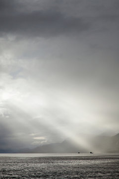 Sunrays on Distant Ships