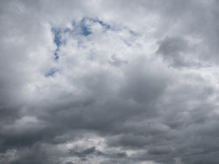 Obraz premium Beautiful various forms clouds in the high sky