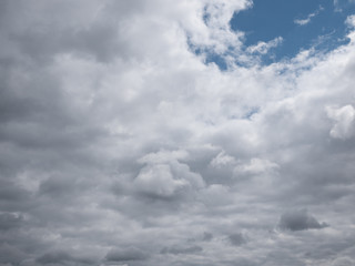 Obraz premium Beautiful various forms clouds in the high sky
