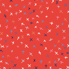 Abstract Shapes Pattern. Seamless, Modern, Geometric Backgrounds with Organic Shapes 