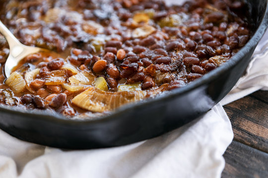 Smoked: Maple And Onion Mesquite Baked Beans