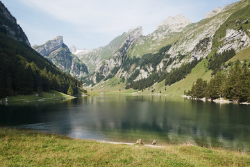 Appenzeller Land in Switzerland mountains