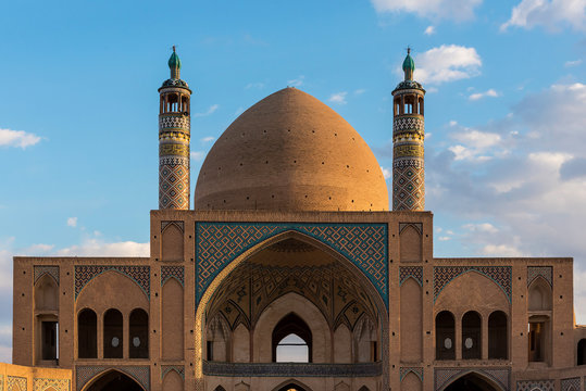 Agha Bozorgi school and mosque in Khasan, Iran