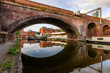 The Castlefield Bowl is an outdoor events pavilion in the inner city conservation area of...