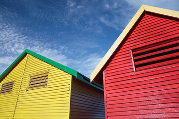 Colorful Beach Huts