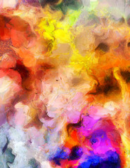 Obraz na płótnie Canvas Abstract background. Oil painting on canvas. Multi color texture