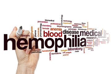 Hemophilia word cloud