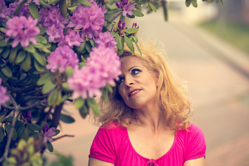 Fototapeta premium Blumen Portrait