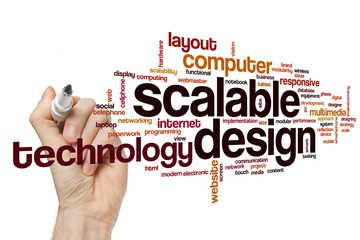 Scalable design word cloud