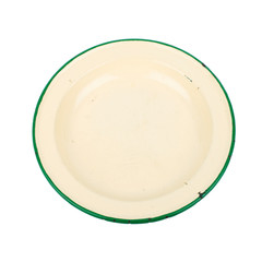 Old Enamel Plate