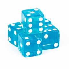 Blue Dice Cutout