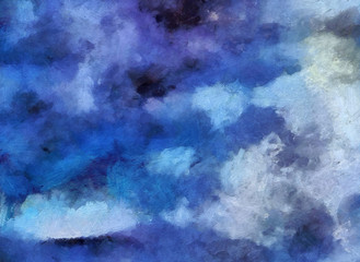 Abstract background in mixed colors. Oil and watercolor design elements. Design template for covers, posters and banners. Simple macro close-up paint brush strokes.