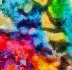 Creative abstract painting background in oil. Textured brush strokes of paint. Colorful design pattern. Artistic drawing grunge texture. Watercolor mixed fine art template for decoration. Vintage.