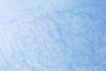 blue background of snow