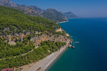 Fototapeta premium Mountain Coast Antalya Village, Turkey
