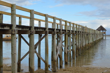 Board walk over Ocean