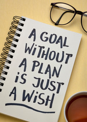 goal without plan is just wish