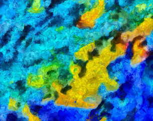 Abstract oil painting texture background.