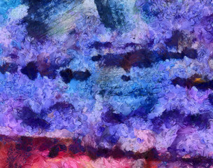 Abstract oil painting texture background.