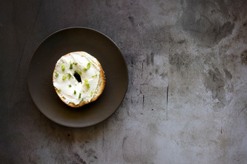 Bagel with Cream Cheese and Chives