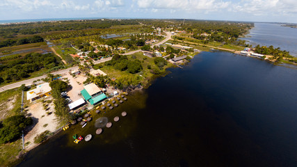 Fototapeta premium Tambaquis Lagoon, Estancia, Sergipe
