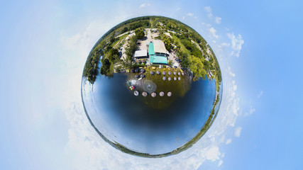 Small planet of Tambaquis Lagoon, Estancia, Sergipe