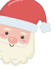 Merry christmas santa claus vector design