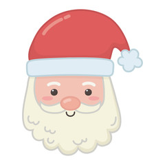 Merry christmas santa claus vector design