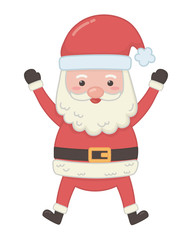 Merry christmas santa claus vector design