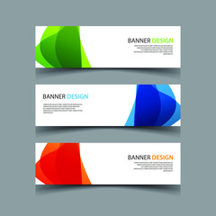 Fototapeta premium Vector Abstract design banner web template