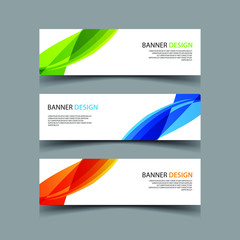 Fototapeta premium Vector Abstract design banner web template