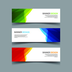 Fototapeta premium Vector Abstract design banner web template