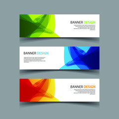 Fototapeta premium Vector Abstract design banner web template