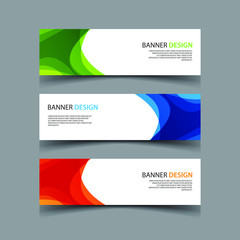 Fototapeta premium Vector Abstract design banner web template