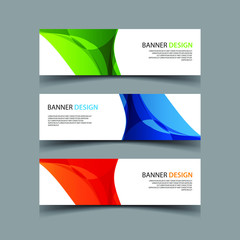 Fototapeta premium Vector Abstract design banner web template