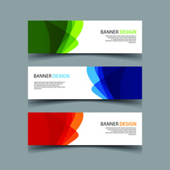 Fototapeta premium Vector Abstract design banner web template