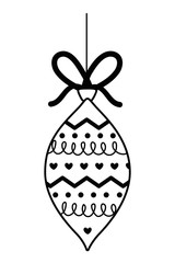 Merry christmas sphere vector design