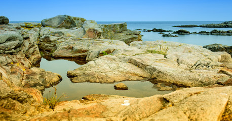 coast of sea, Gudhjem